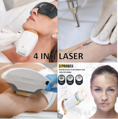Vilka är fördelarna med multifunktionella 4 i 1 Diode ND YAG IPL RF -maskin?