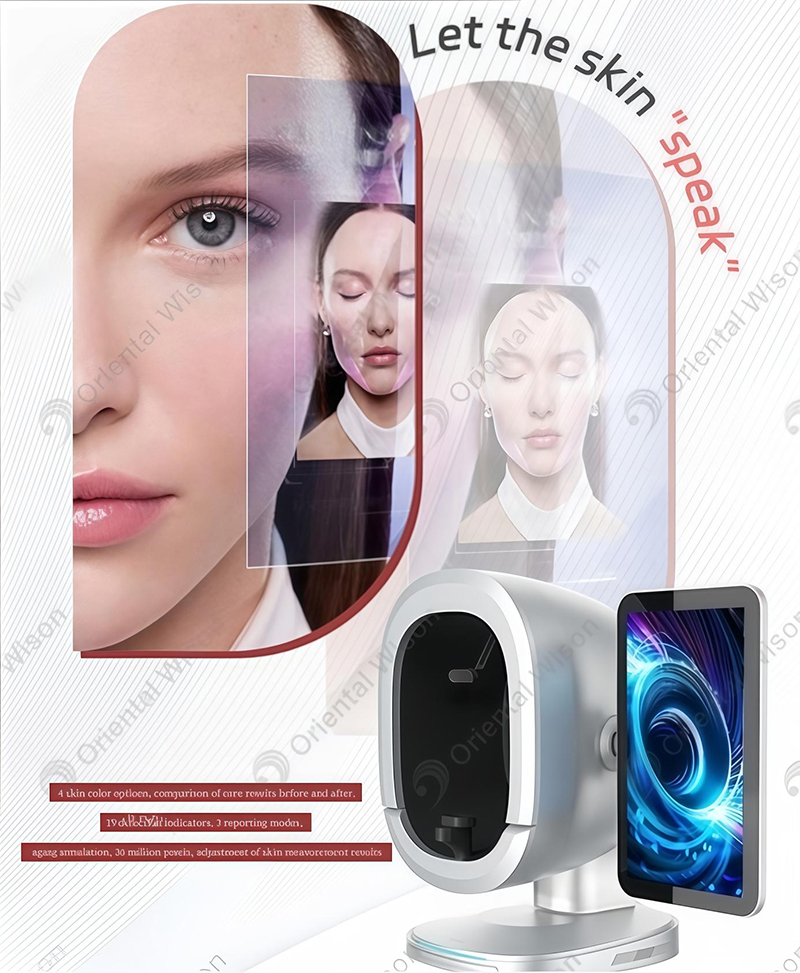 Upptäck hur AI Skin Analyzer-maskin analyserar ditt hudtillstånd på 2 sekunder!