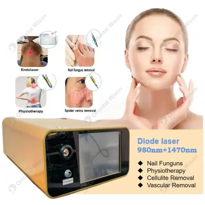 980NM+1470NMDIODE LASER LIPOLYS MASKIN