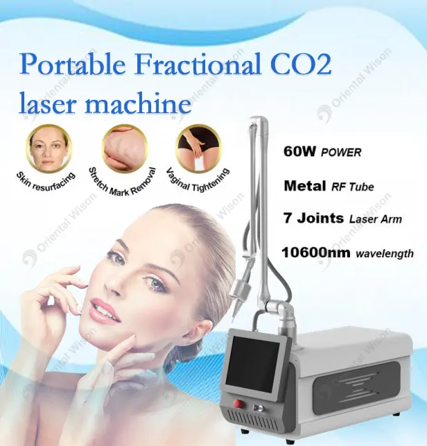 Bärbar fraktionerad CO2 -lasermaskin
