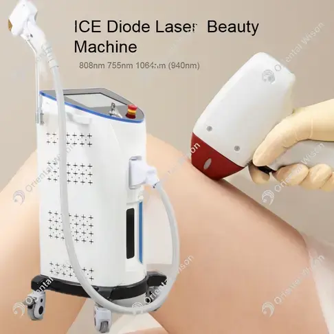 Enkel handtag tre våglängdsdiodlaser